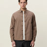 Les Deux Garment Dyed Shirt in Caribou