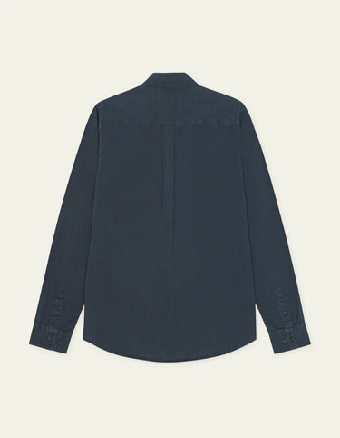 Les Deux Garment Dyed Shirt in India Ink Blue