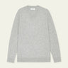 Les Deux Melange V-Neck Knit in Grey Melange