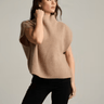 Lisa Todd Pure Cashmere Popover in Biscuit