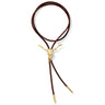 Longhorn Bolo Tie | Brass Longhorn Western Bolo Tie
