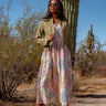 Love the Label Cally Maxi Dress in Rosabelle Patchwork Print