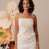 Love the Label Cassia Top in Cream - Estilo Boutique