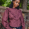 Love the Label Ida Top in Deep Mahogany