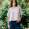 Love the Label Katrina Top in White Swan