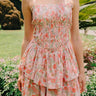 Love The Label Luna Mini Dress in Clarabell Liberty Print