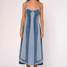 Love The Label Mackenzie Denim Dress in Paneled Denim