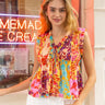 Love the Label Mickey Top in Paradise Lost Print