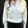 Love The Label Rolo Top in White