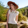 Love the Label Sonora Top in Ivory