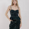 Love The Label Tabitha Top in Pagent Blue