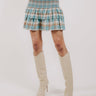 Love the Label Vera Skirt in Wind Chime Plaid