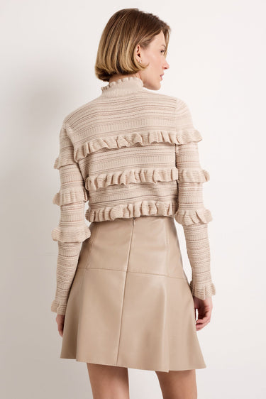 Marie Oliver Crawford Skirt in Oat