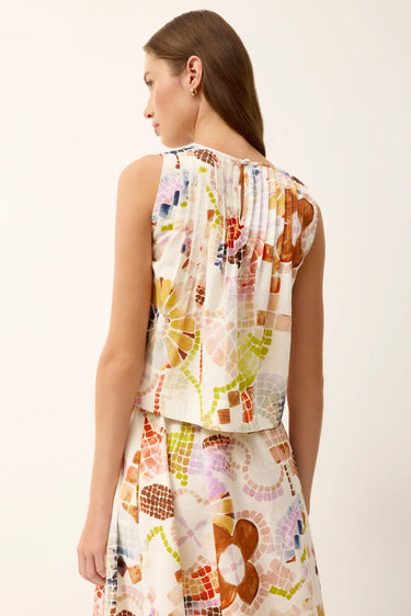 Marie Oliver Letta Top in Travertine