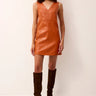 Marie Oliver Violette Dress in Brandy