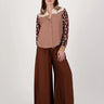 Me369 Grace Cropped Shirt in Sunset