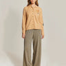 Me369 Serenity Button Knit Shirt in Rodeo
