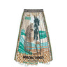 Me369 Vanessa Midi Skirt in Printed Safari