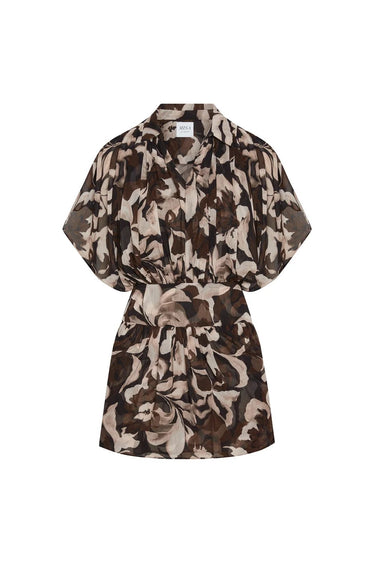 Misa Ana Dress in Chocolate Swirl