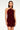 Misa Camille Dress in Garnet Velvet - Estilo Boutique