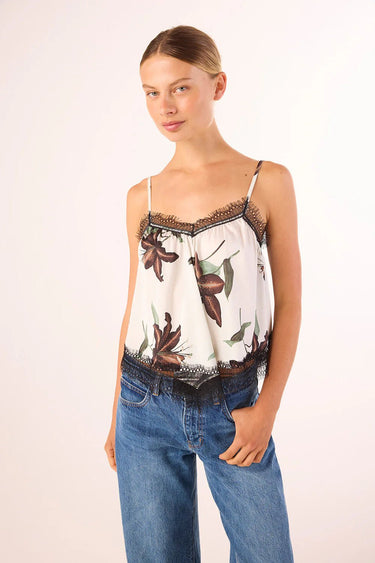 Misa Cecile Top in Black Lily