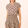 Misa Evie Dress in Mosaic in Mosaic Eye Chiffon