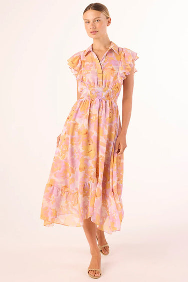 Misa Florencia Dress in Watercolor Flora