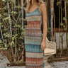 Misa Khloe Dress in Paisley Ombre Mesh - Estilo Boutique