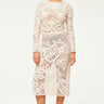 Misa Kord Skirt in Embroidered Mesh - Estilo Boutique