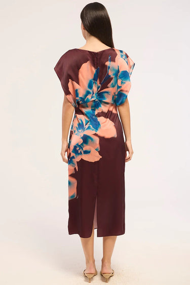 Misa Lenny Dress in Cerulean Orchid