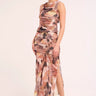 Misa Leslie Skirt in Abstract Blur