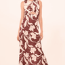 Misa Louanne Dress in Chocolate Flora Mix