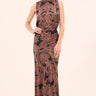 Misa Luka Top in Studded Flora Satin