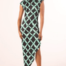 Misa Lydia Dress in Printed Lattice