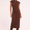 Misa Maud Dress in Faux Suede