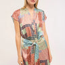 Misa Mika Dress in Oasis Patchwork