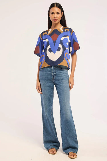 Misa Rain Top in Aries Reflective