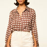 Misa Roya Top in Choco Rattan Tile Small - Estilo Boutique