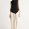 Modern Citizen Marjorie Asymmetric Hem Tee in Black