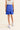 Molly Bracken Asymmetrical Mini Skirt in Electric Blue - Estilo Boutique