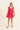 Molly Bracken Square Neck Dress in Fuchsia - Estilo Boutique