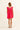 Molly Bracken Square Neck Dress in Fuchsia - Estilo Boutique