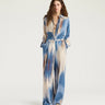 Momoni Aliento Pant in Cerulean Multicolor