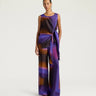 Momoni Marajo Pant in Iris Carmel