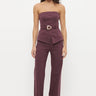 Mon Renn Hart Cuff Jean in Dusty Plum