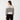Monrow Boucle Knit Stripe Sweater in Cream/Black - Estilo Boutique