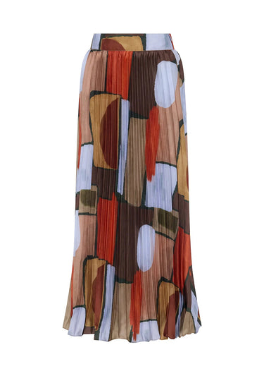 MOS Koa Pleated Skirt in Koa Print