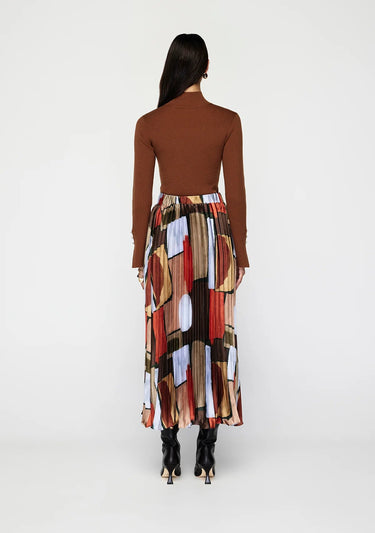 MOS Koa Pleated Skirt in Koa Print