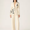 MOS Lis Embroidery Blazer in Ivory