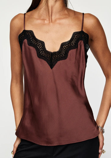 MOS Suri Cami Top in Chocolate